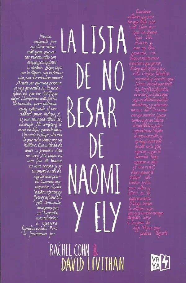 RACHEL COHN - LA LISTA DE NO BESAR DE NAOMI Y ELI